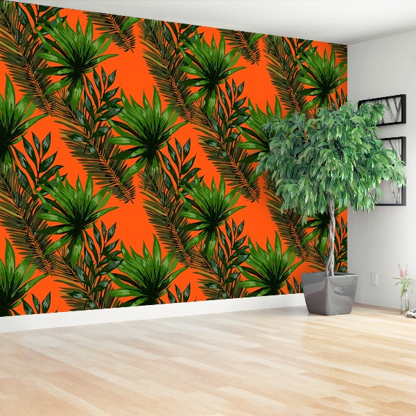 Mural de parede Folhas tropicais