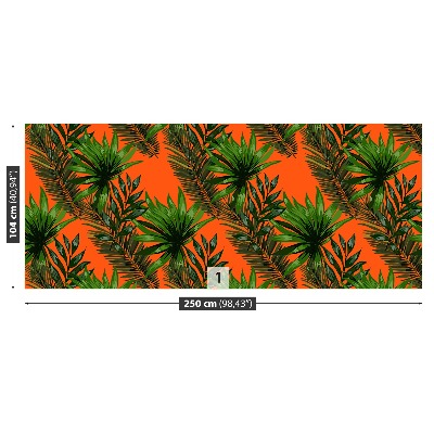 Mural de parede Folhas tropicais