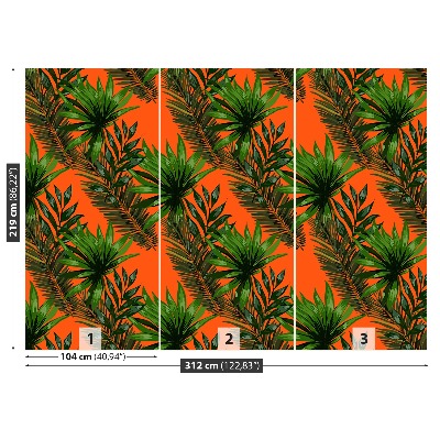 Mural de parede Folhas tropicais
