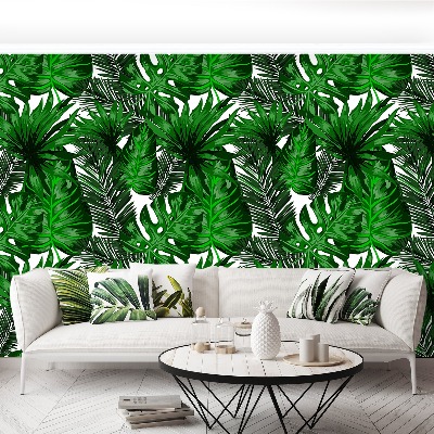 Papel de parede Folhas tropicais