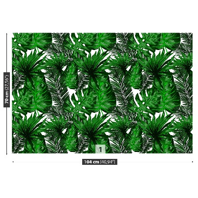 Papel de parede Folhas tropicais