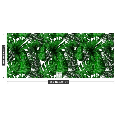 Papel de parede Folhas tropicais