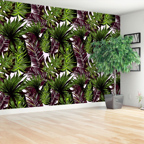 Mural de parede Folhas de Monstera