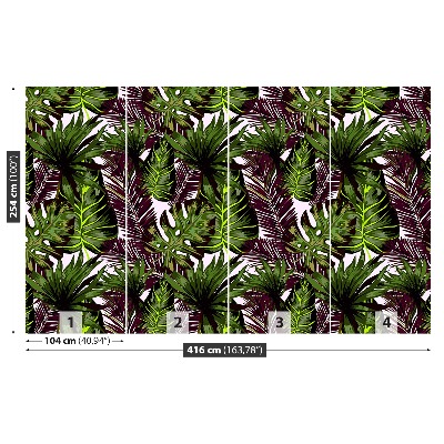 Mural de parede Folhas de Monstera