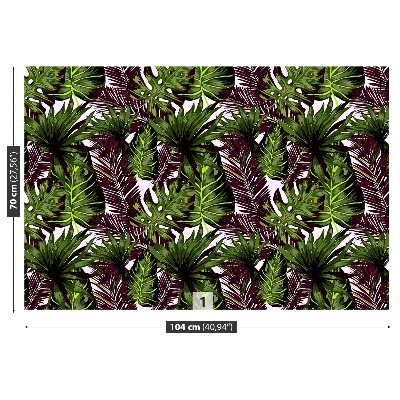 Mural de parede Folhas de Monstera