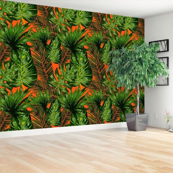Mural de parede Folhas tropicais