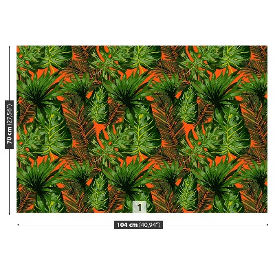 Mural de parede Folhas tropicais