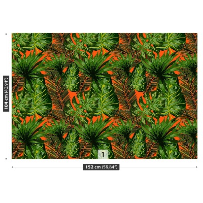 Mural de parede Folhas tropicais