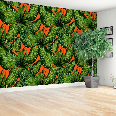 Papel de parede Folhas tropicais