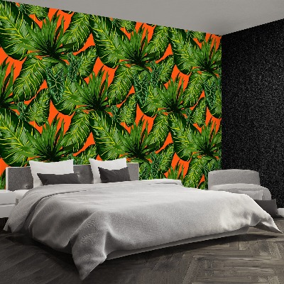 Papel de parede Folhas tropicais