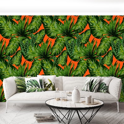 Papel de parede Folhas tropicais