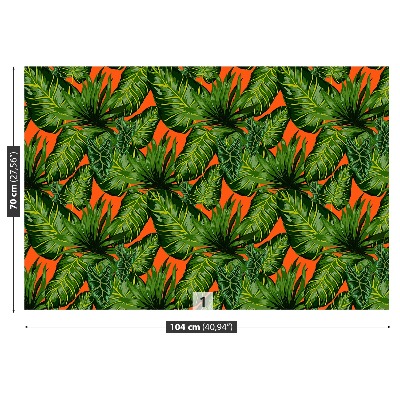 Papel de parede Folhas tropicais