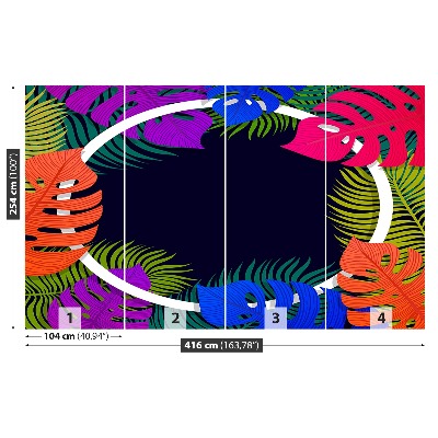 Papel de parede Folhas de palmeira