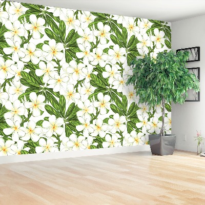 Mural de parede Flores de Plumeria