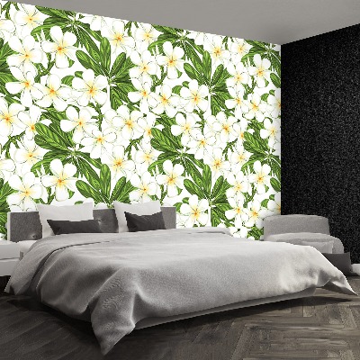 Mural de parede Flores de Plumeria
