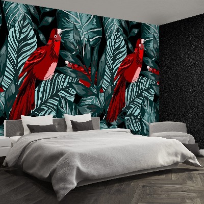 Papel de parede Folhas de papagaio