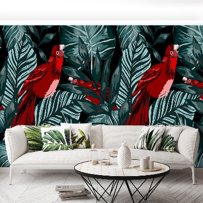 Papel de parede Folhas de papagaio