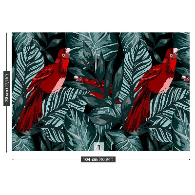 Papel de parede Folhas de papagaio