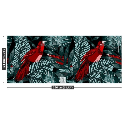 Papel de parede Folhas de papagaio