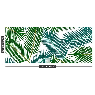 Mural de parede Folhas de palmeira