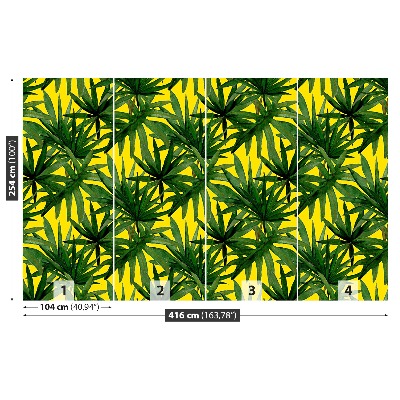 Papel de parede Folhas tropicais