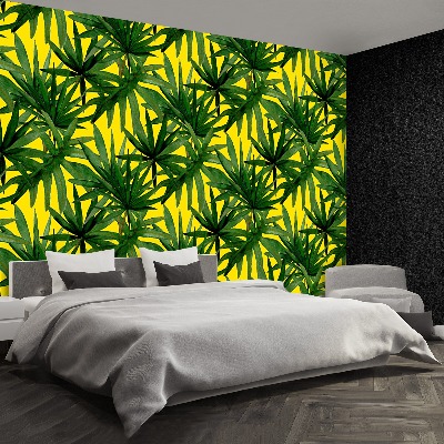 Papel de parede Folhas tropicais
