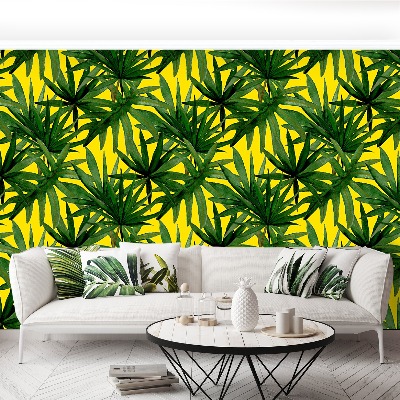 Papel de parede Folhas tropicais