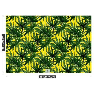 Papel de parede Folhas tropicais