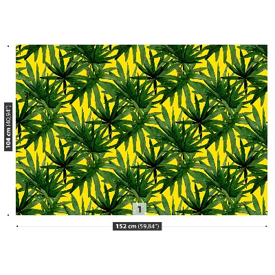 Papel de parede Folhas tropicais