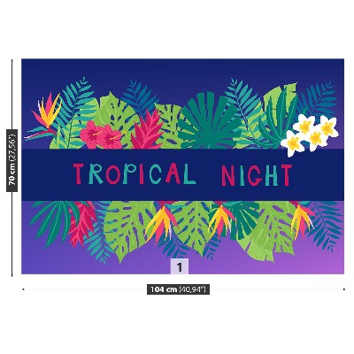 Papel de parede Noite tropical