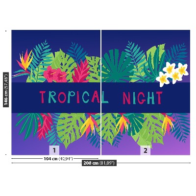 Papel de parede Noite tropical