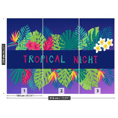 Papel de parede Noite tropical