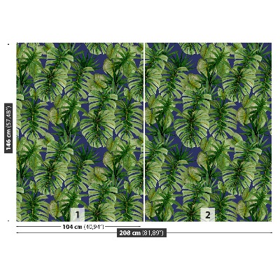 Papel de parede Monstera tropical