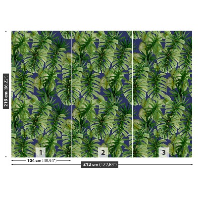 Papel de parede Monstera tropical