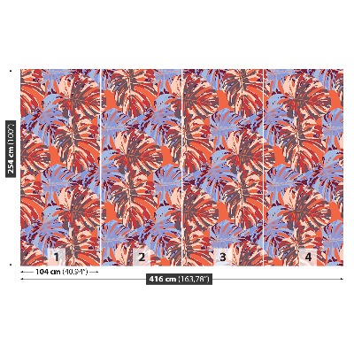 Mural de parede Folhas tropicais