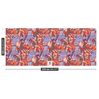 Mural de parede Folhas tropicais