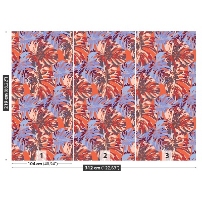 Mural de parede Folhas tropicais