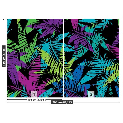 Papel de parede Folha tropical