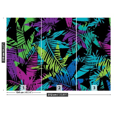 Papel de parede Folha tropical