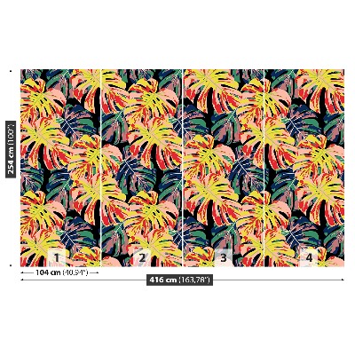 Mural de parede Folhas