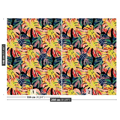 Mural de parede Folhas