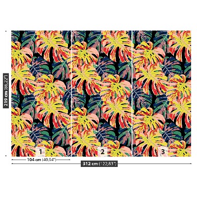 Mural de parede Folhas