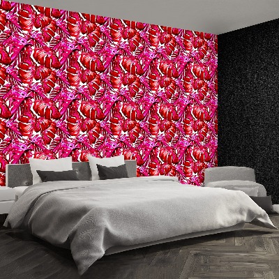 Papel de parede Folhas tropicais