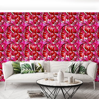 Papel de parede Folhas tropicais