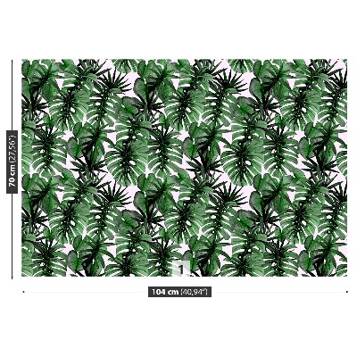 Mural de parede Folhas tropicais