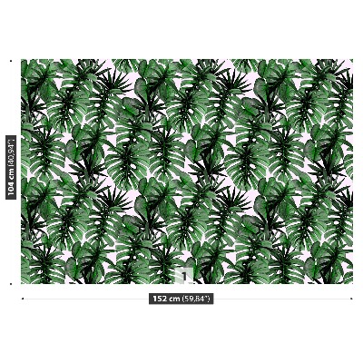 Mural de parede Folhas tropicais