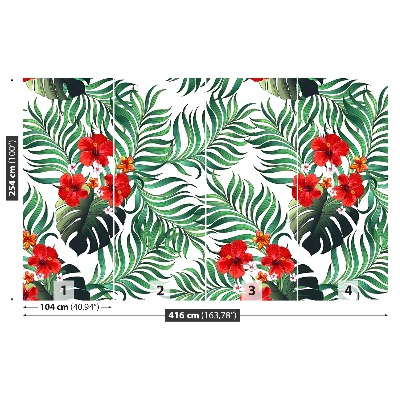 Mural de parede Padrão de selva