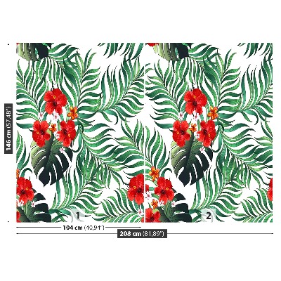 Mural de parede Padrão de selva