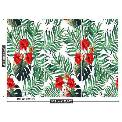 Mural de parede Padrão de selva