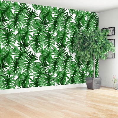 Papel de parede Folhas tropicais
